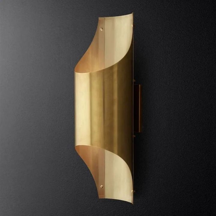 Cathy Modern Sculptural Wall Sconce Light Fixture - Handcrafted Metal Art Decor for Living Room, Bedroom, Hallway | Indoor Wall Lighting for Home & Office