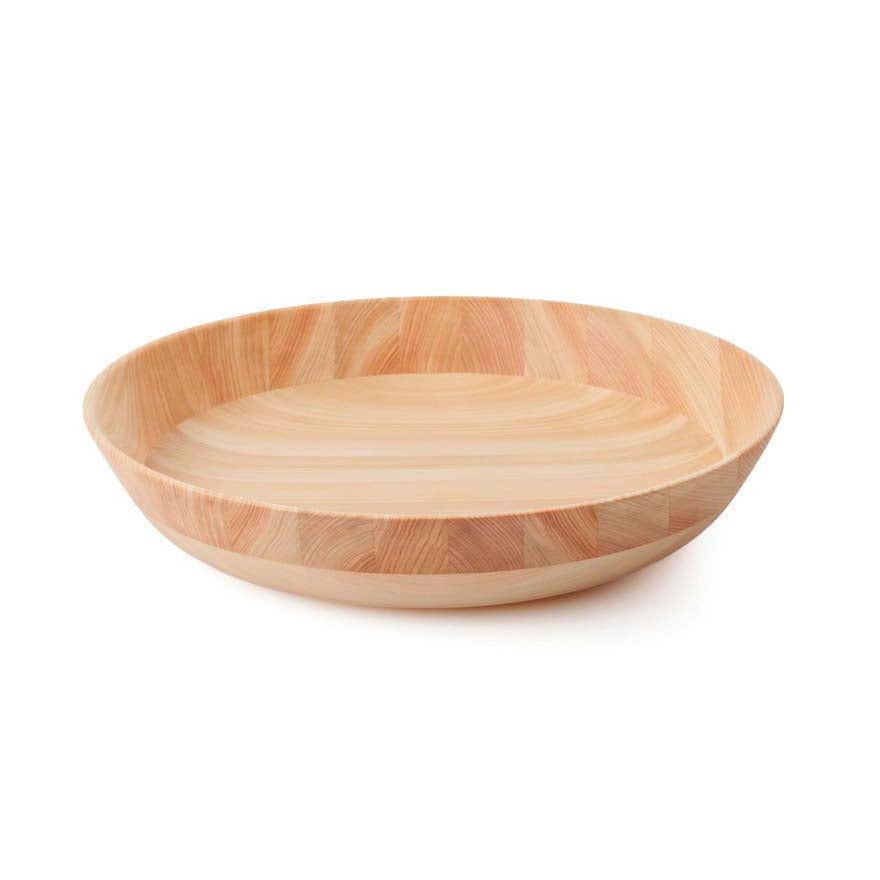 Premium Hikiyose Wooden Dish - Handcrafted Japanese Style Serving Bowl for Sushi, Noodles & Salad - Perfect for Home Dining & Party Entertaining