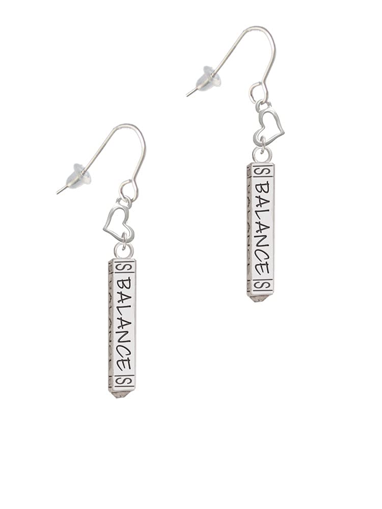 Delight Silver Heart French Earrings for Women - Elegant Everyday Wear