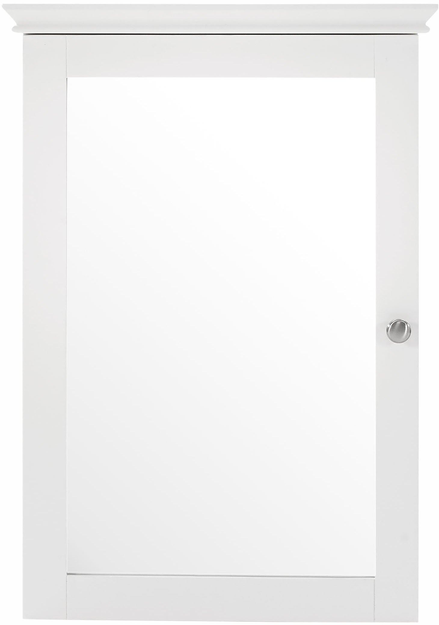 Crosley Lydia White Wall Mounted Bathroom Mirror with Medicine Cabinet - Perfect for Small Bathrooms, Vanities & Modern Home Decor