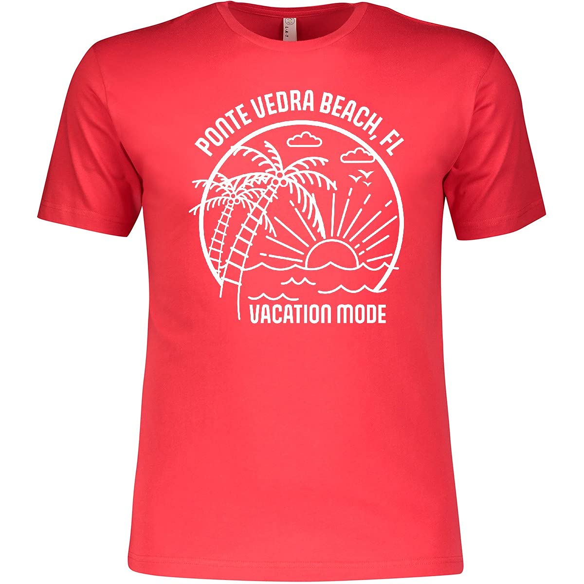 Inktastic Summer Vacation Mode Ponte Vedra Beach Florida T-Shirt - Comfortable Graphic Tee for Beach Trips, Travel & Casual Wear