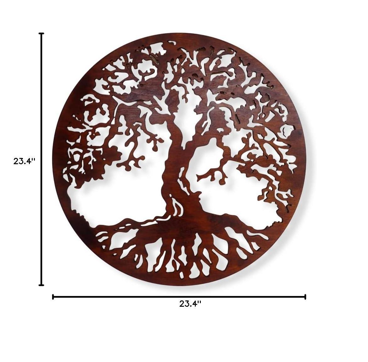 Serigart Tree of Life Wall Art - Handmade Metal Wall Decor for Living Room, Bedroom, Office - Spiritual Home Decor Gift for Housewarming, Wedding