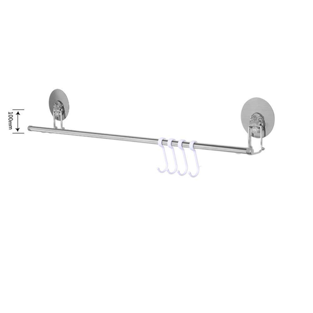 Stainless Steel Wall-Mounted Towel Shelf Stand Holder - Rustproof & Waterproof Bathroom & Kitchen Towel Hooks for Home Use - Perfect for Bath, Spa, and Kitchen Organization