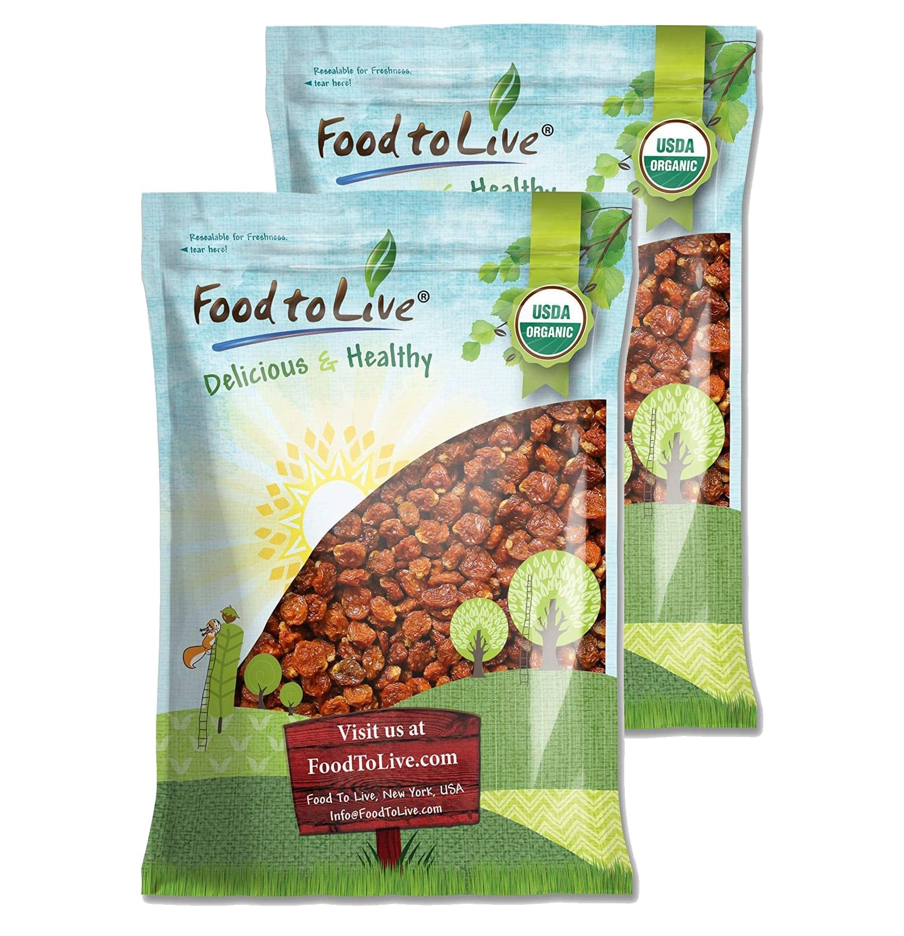 Organic Golden Berries - 16 lbs Bulk | Non-GMO, Sulfite-Free, Kosher, Vegan Dried Fruit | Rich in Vitamin A & Antioxidants | Healthy Snack for Hiking, Office | Perfect for Baking, Granola, Smoothie Bowls