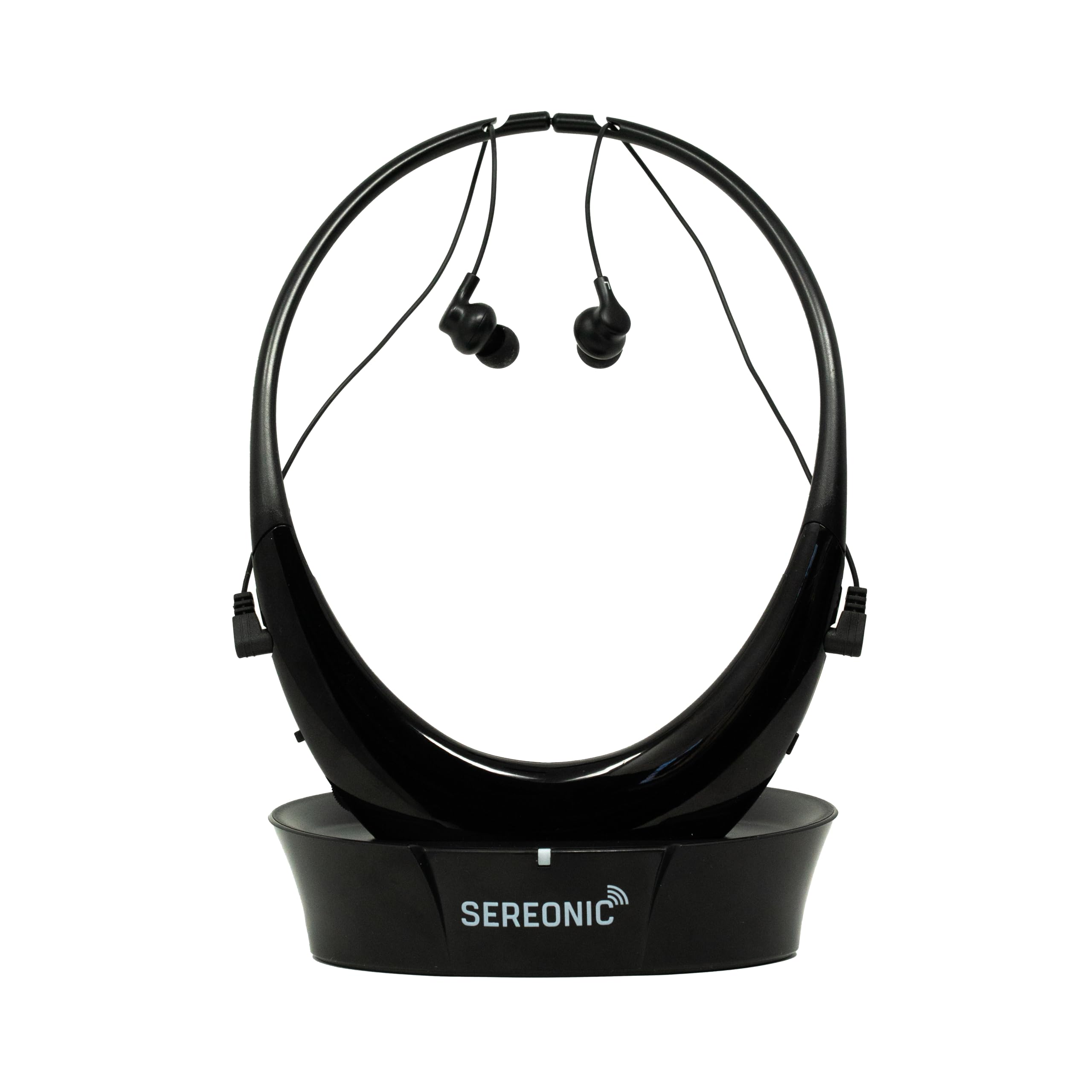 Wireless TV Headphones for Seniors - Comfortable Over-Ear TV Earbuds with Clear Audio & Smart RF Technology (100ft Range) - Perfect for Watching TV, Movies & Hearing Assistance at Home