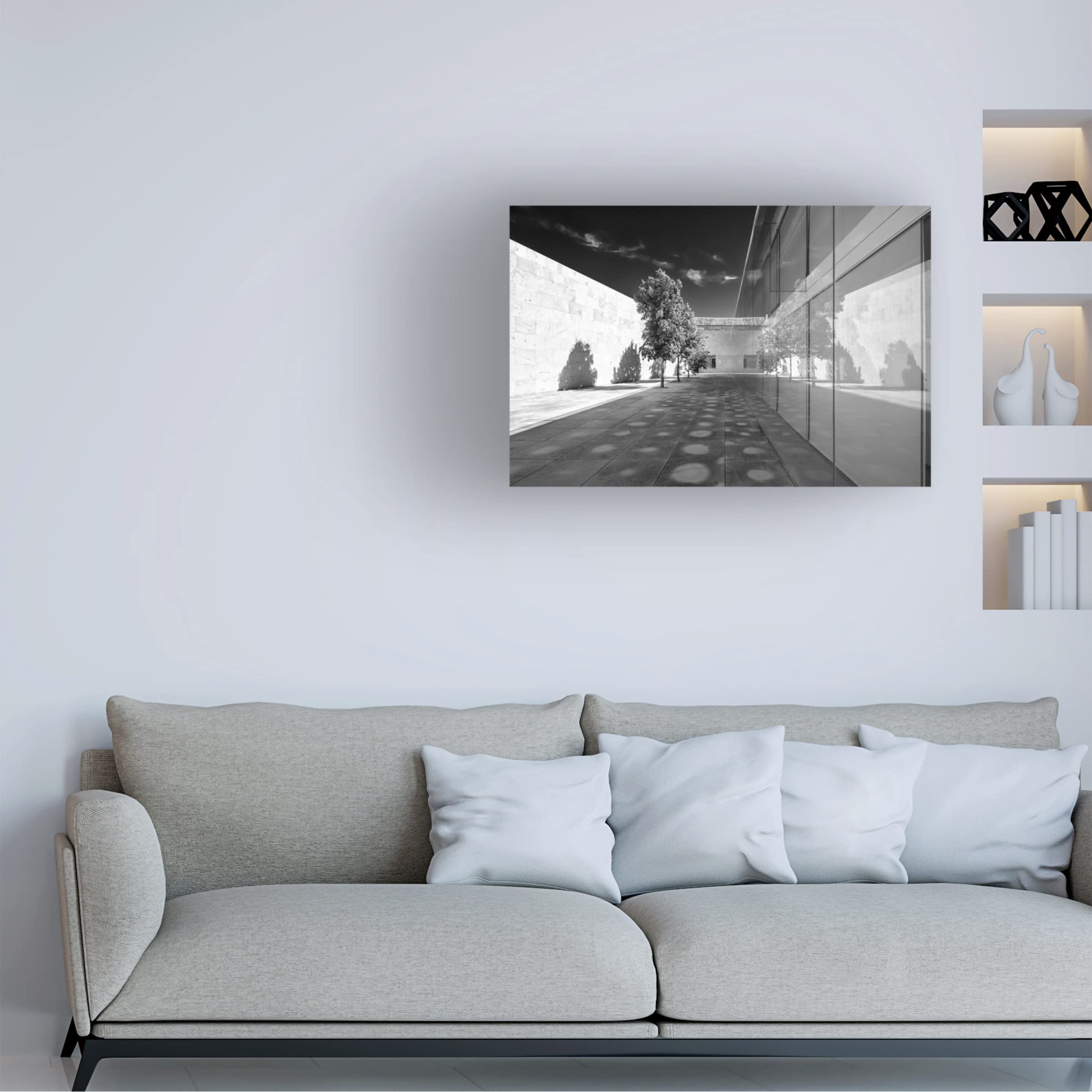 Trademark Fine Art 'Conclusus Viii' Canvas Wall Art Print by Fabio Candido - Modern Abstract Painting for Living Room, Bedroom & Office Decor