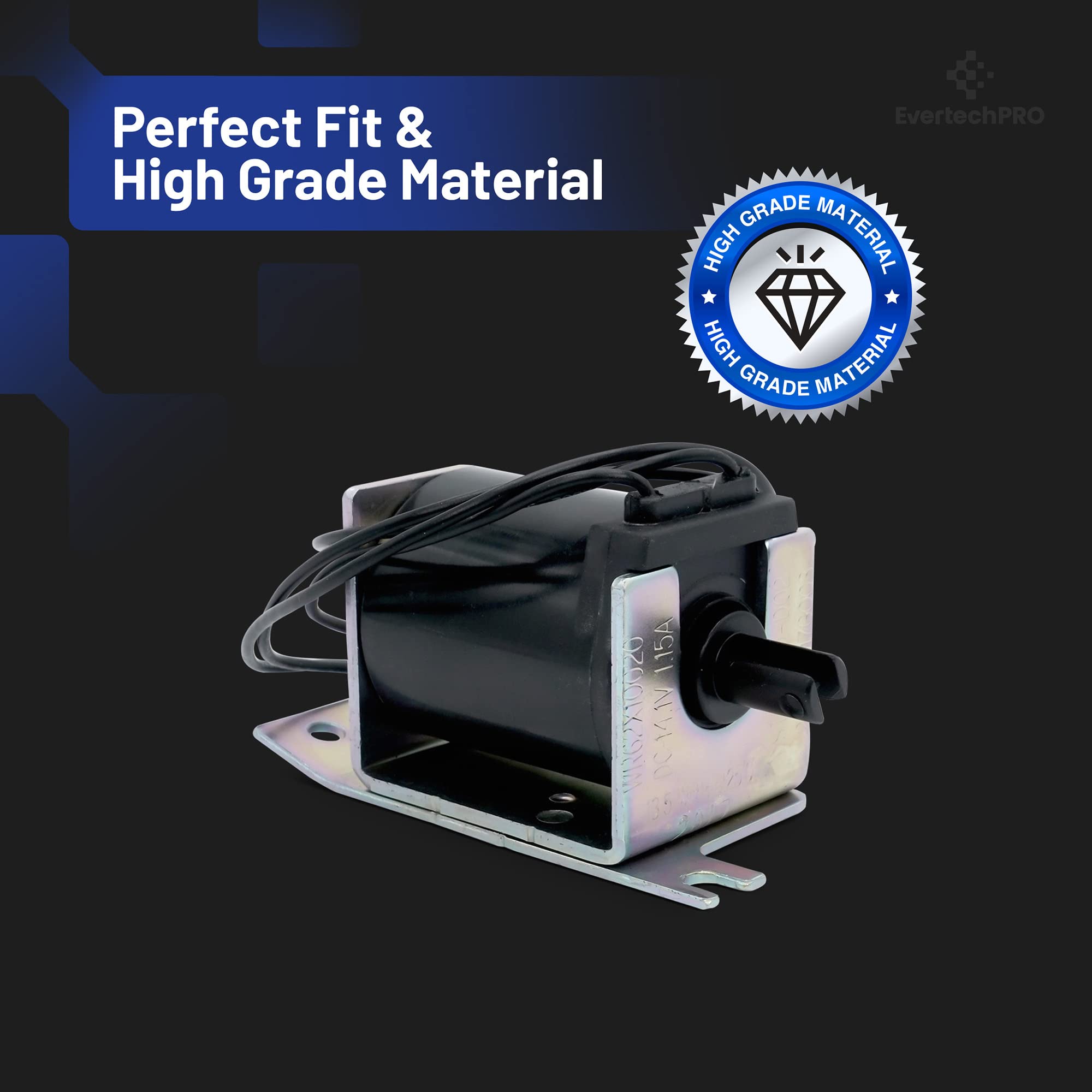 GE Refrigerator Ice Dispenser Solenoid WR62X10055 - Durable Replacement Part Compatible with GE WR62X10020 & 203C6017G001 - Perfect for Fixing Ice Dispenser Issues in GE Refrigerators at Home or Office
