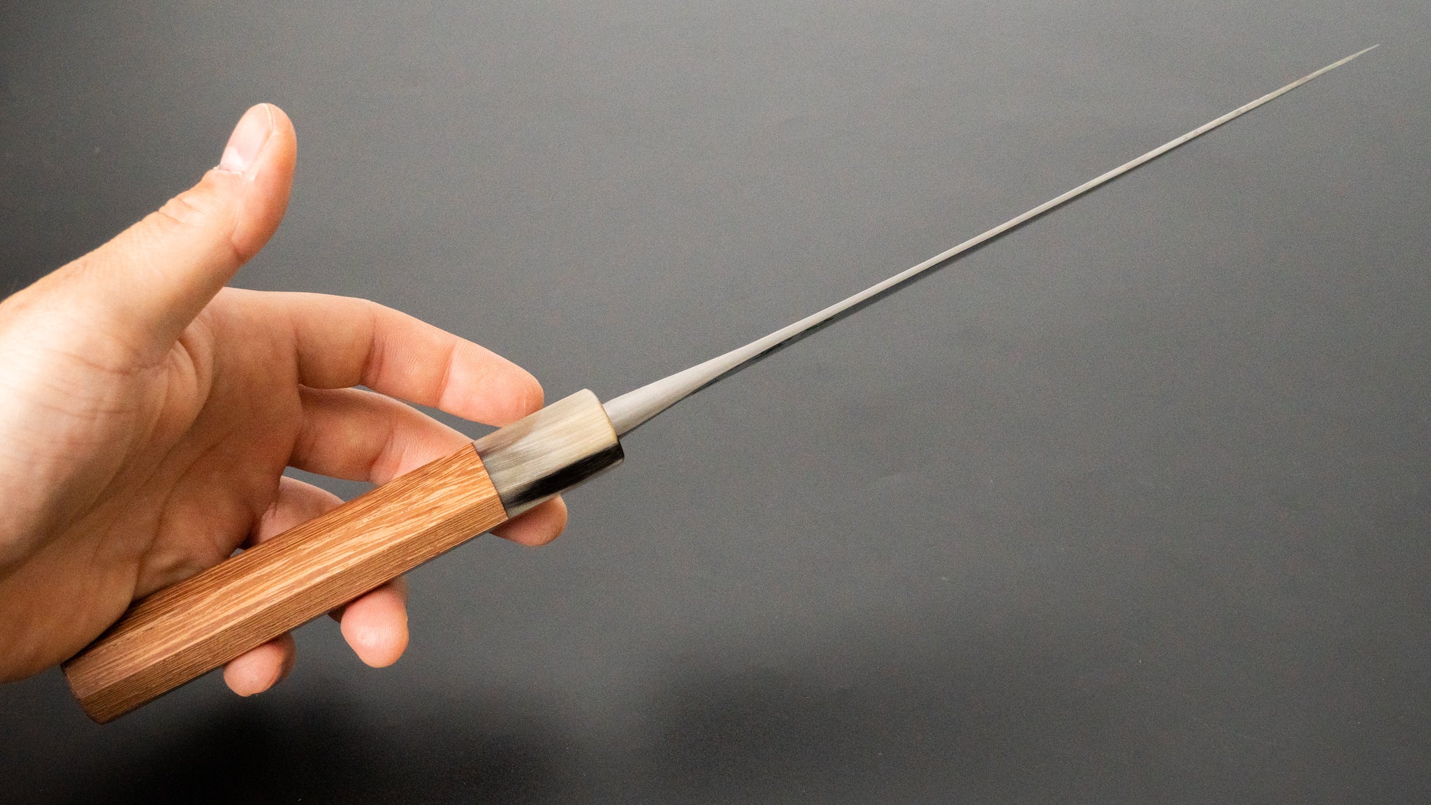 Premium Jiro Tsuchime Wa Sujihiki 210mm Japanese Chef Knife with Taihei Tagayasan Handle (#416) - Perfect for Sushi, Sashimi & Precision Meat Slicing