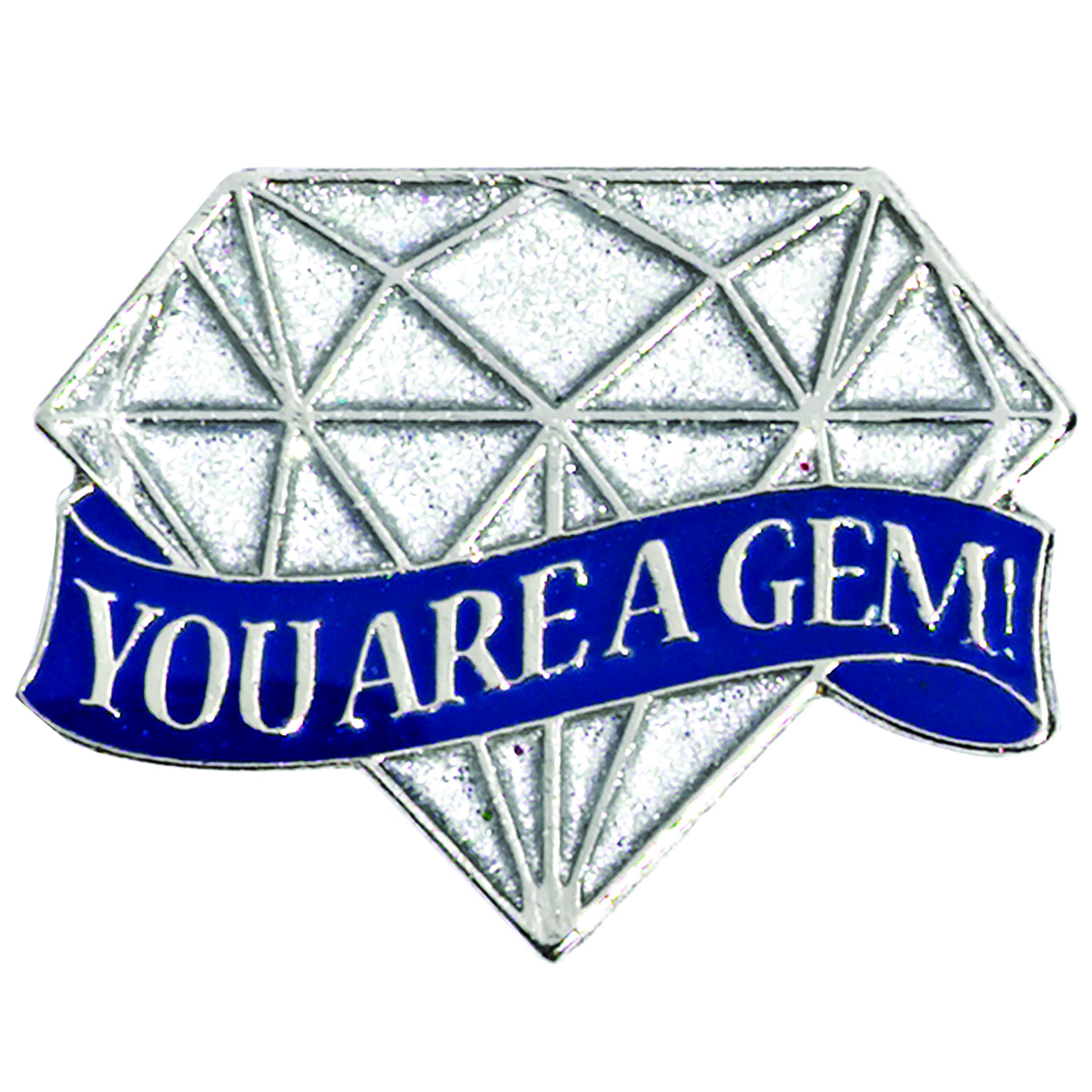 Gem Diamond Appreciation Award Pins - 6 Pack for Events & Gifts