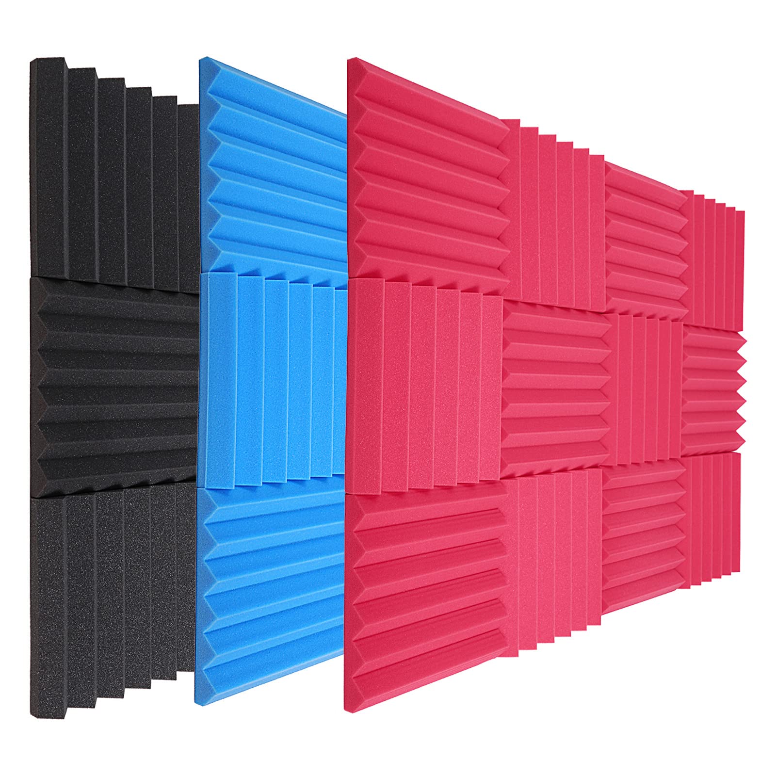 FOUCARSI 12-Pack Acoustic Foam Panels 2