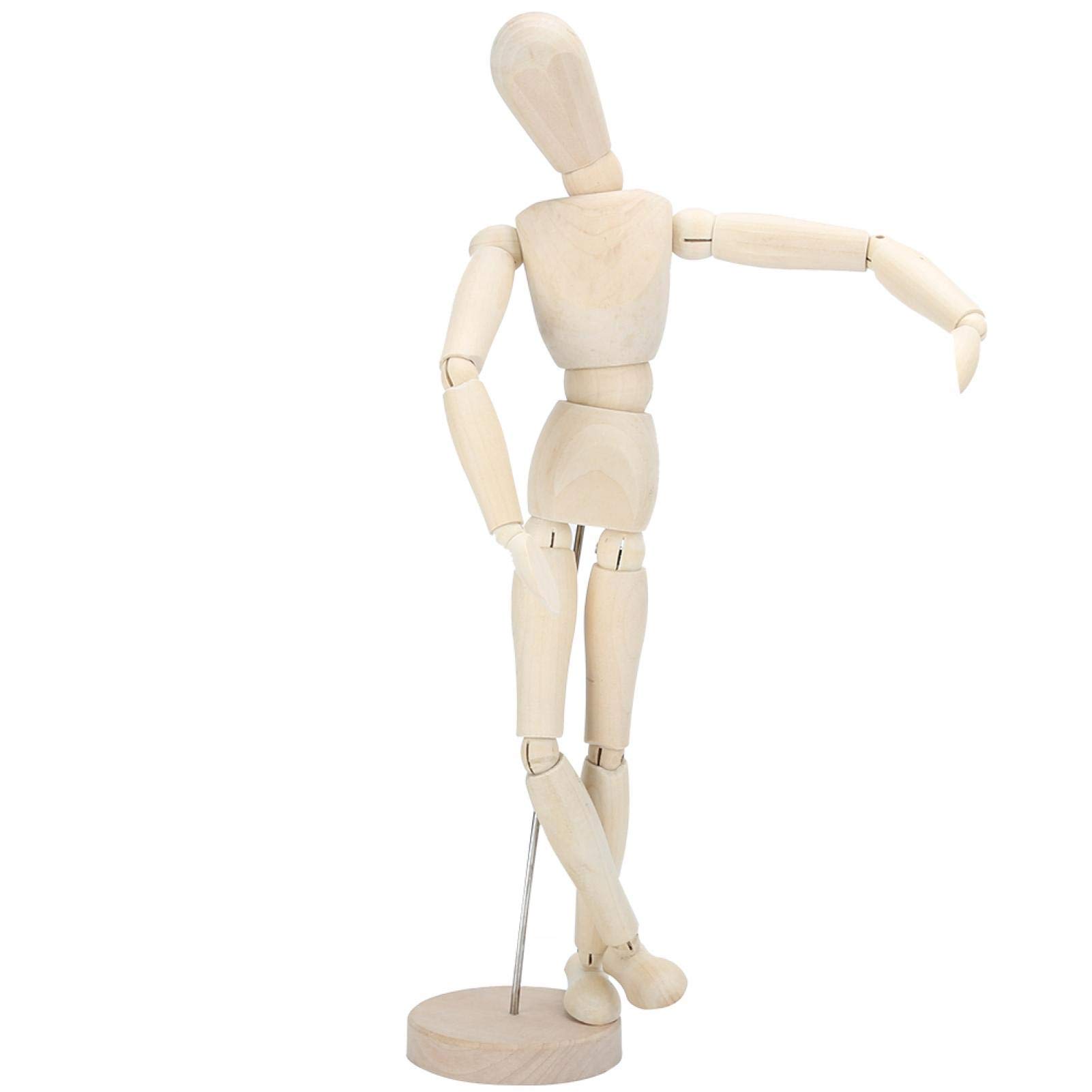 Eco-Friendly Wooden Manikin Sketch Model - Perfect for Artists, Students & Homeschooling - Ideal for Drawing Practice, Anatomy Study & Art Class Projects