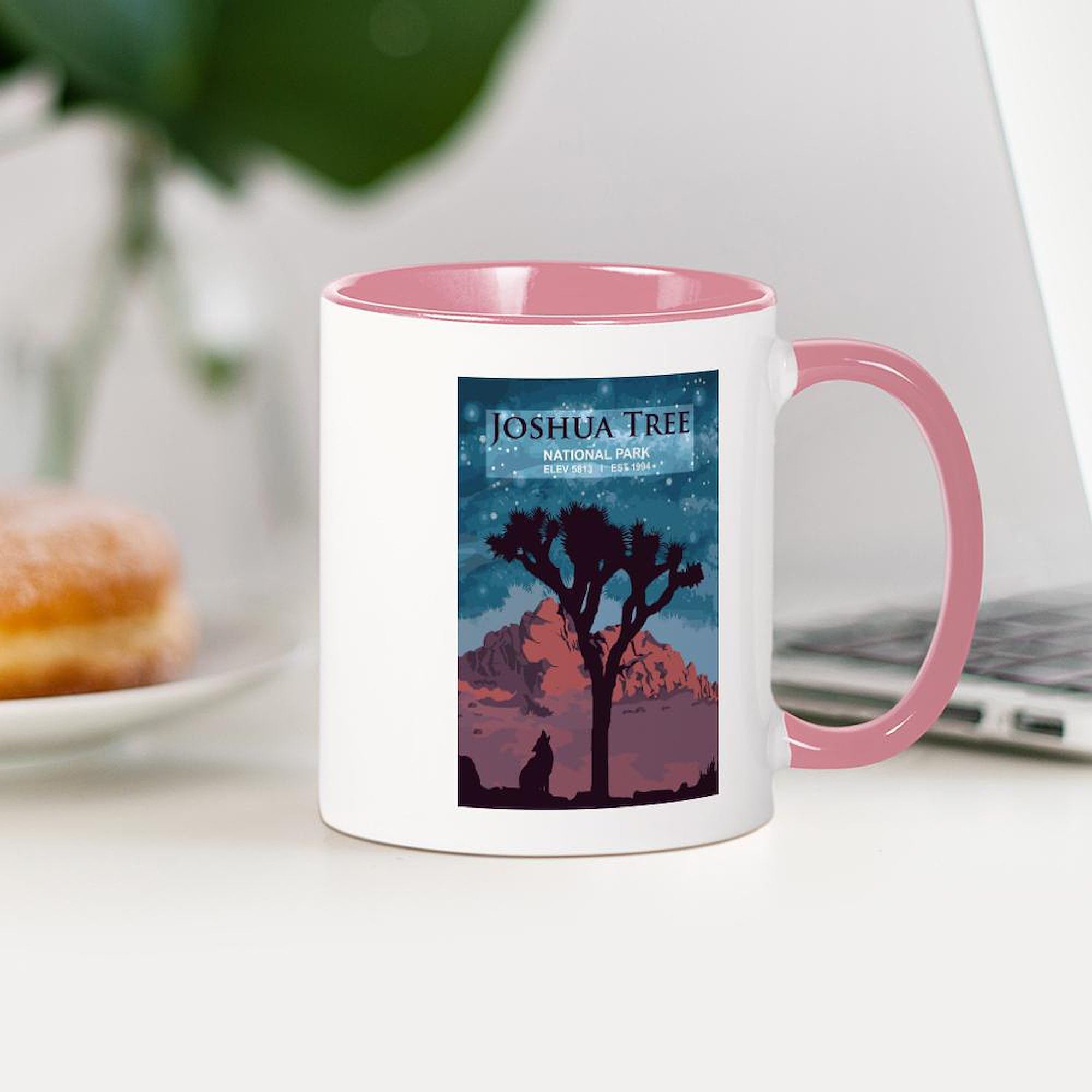 Joshua Tree National Park 11 oz Ceramic Coffee Mug (325 ml) - Perfect for Hot & Cold Drinks, Ideal for Home, Office, Camping & Gifts