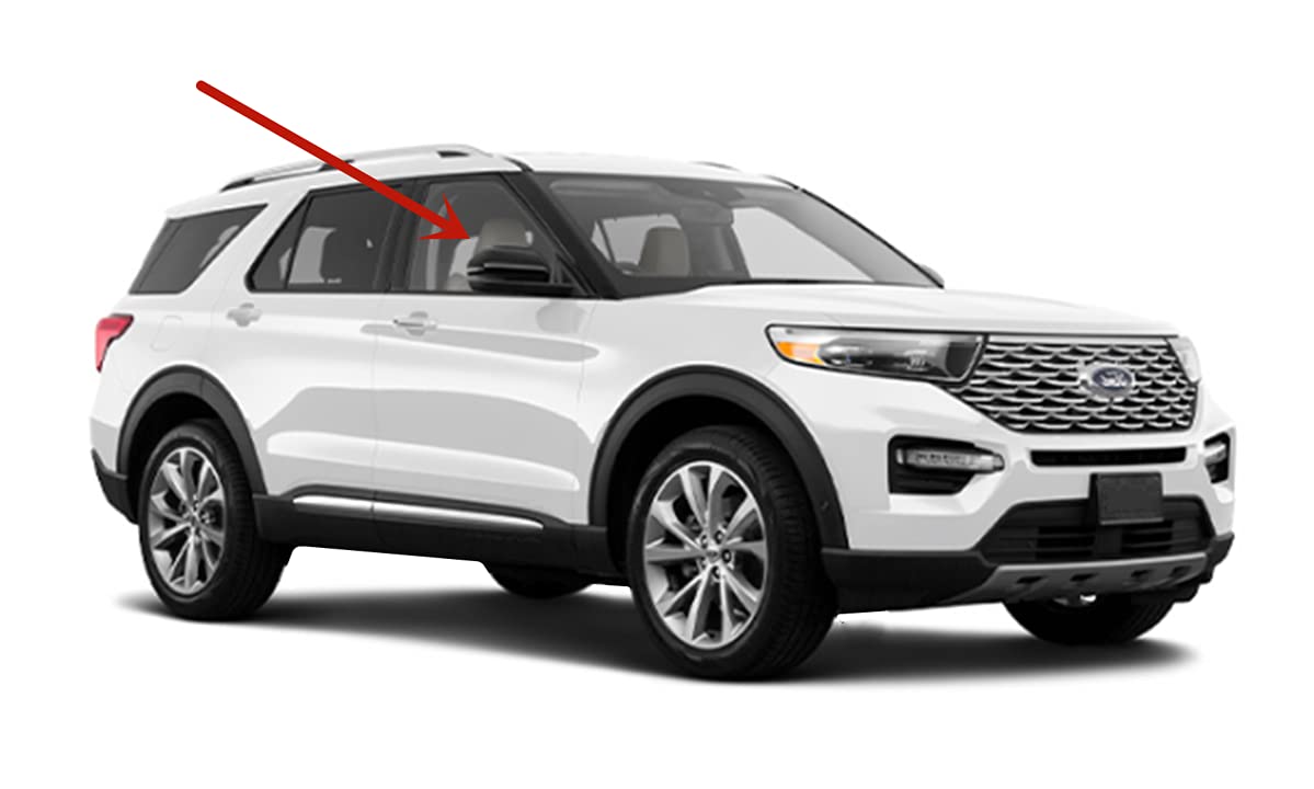Replacement Laminated Passenger Side Front Door Window Glass for 2020-2023 Ford Explorer - Perfect for Auto Glass Repair & Car Window Replacement