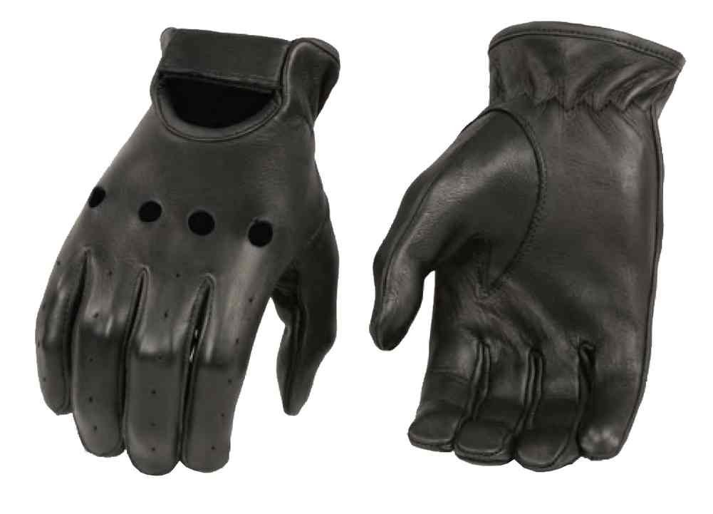 Shaf Milwaukee Men's Deerskin Leather Driving Gloves - Unlined, Soft & Durable (Medium) - Perfect for Winter Driving, Motorcycling & Outdoor Activities