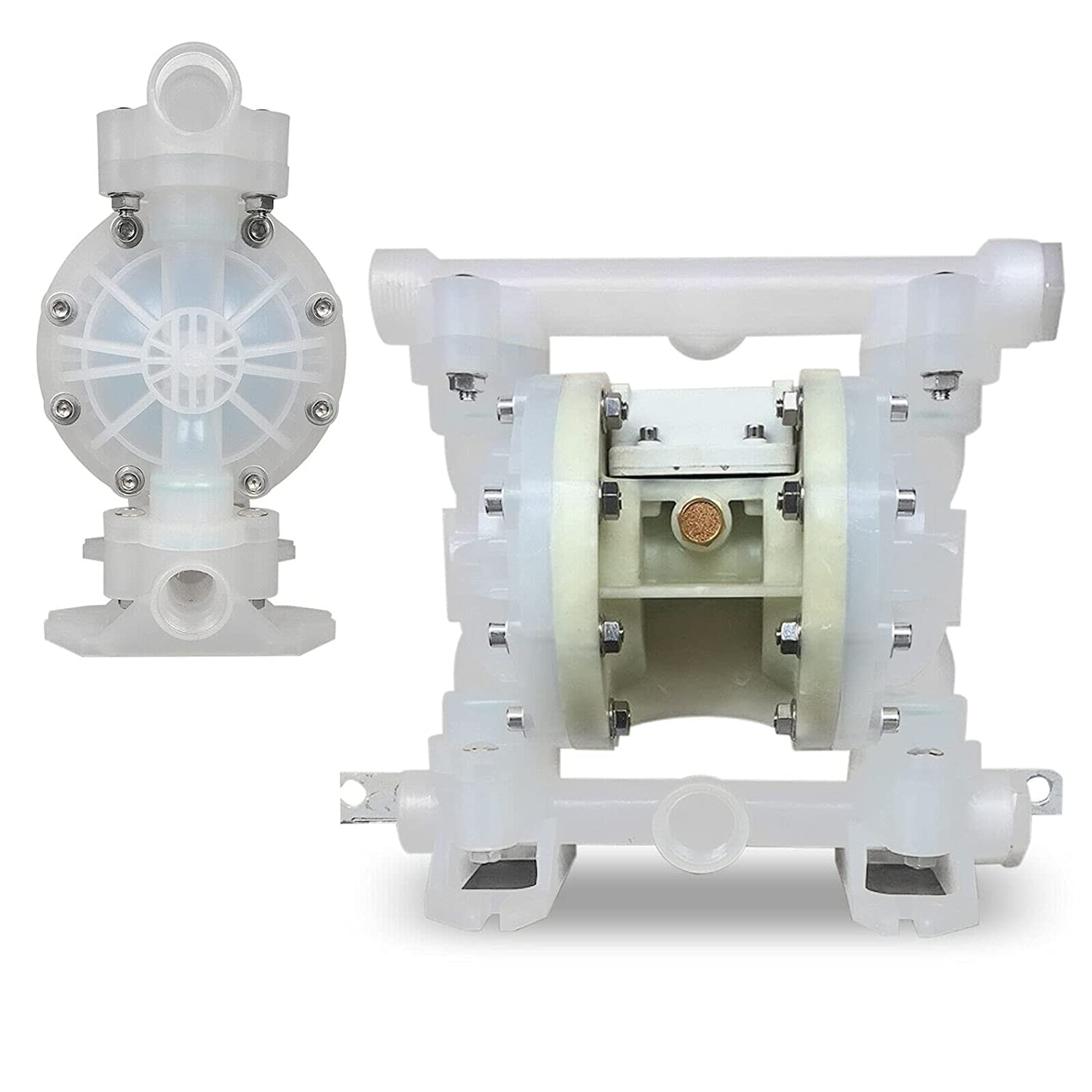 Heavy Duty Air Diaphragm Pump - 3t/h Flow Double Pneumatic Transfer Pump with 0.23