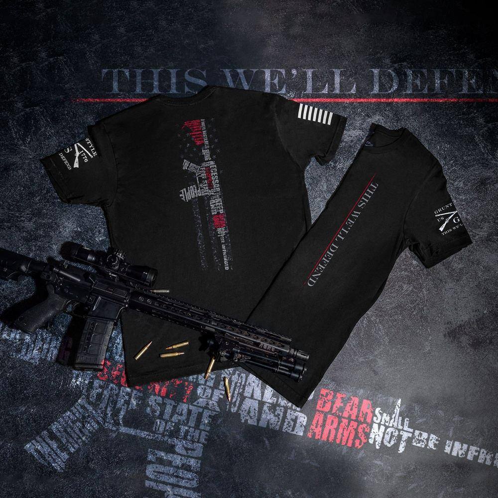 2nd Amendment Patriotic T-Shirt for Men & Women - Black - Perfect for Gun Rights Supporters & Political Rallies