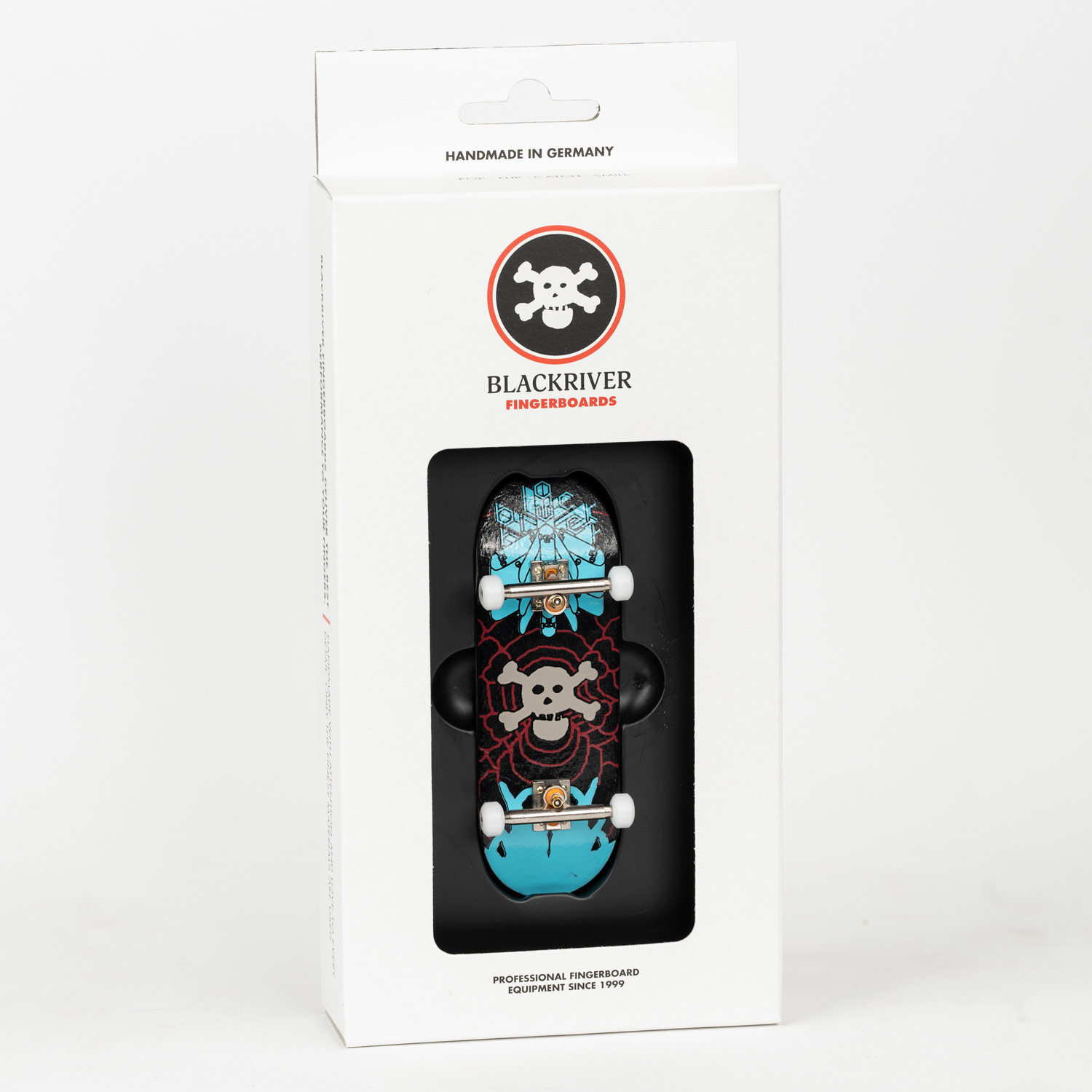 Blackriver Fingerboard Complete Skateboard - Professional Mini Fingerboard for Tricks & Stunts - Perfect for Skateboard Enthusiasts & Collectors - Great for Office Desk Fun & Stress Relief