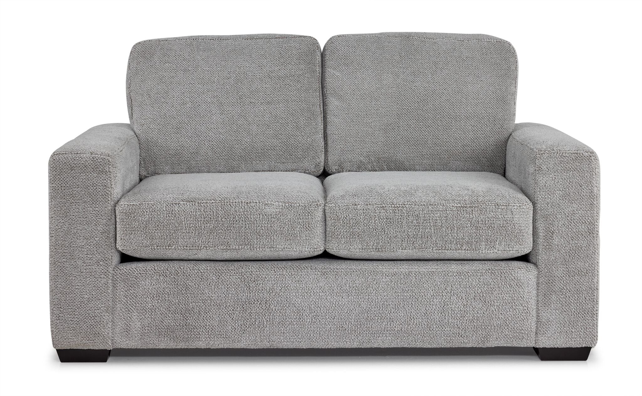 Celeste Loveseat in Snoopy Grey - Modern Small Sofa for Living Room, Bedroom, or Office - Perfect for Cozy Spaces and Small Apartments