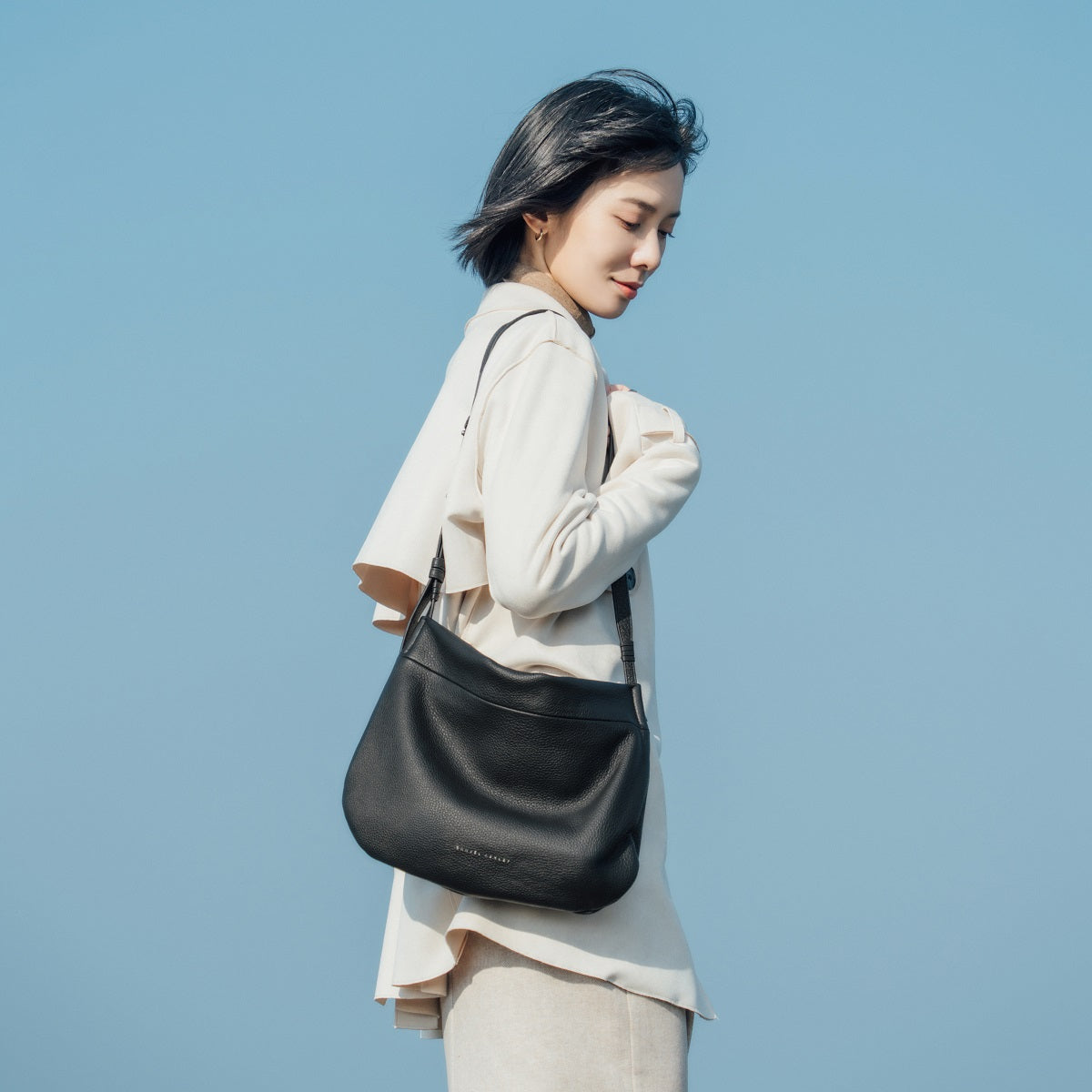Stylish Merly Half Moon Leather Hobo Bag - Premium Genuine Leather Crossbody Purse for Women - Perfect for Work, Travel & Everyday Use