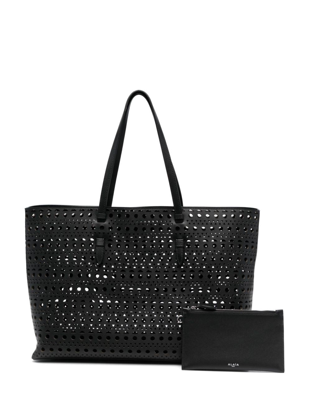 Alaia Black Leather Handbags for Women - Stylish & Durable Designer Tote Bags - Perfect for Work, Travel & Everyday Use