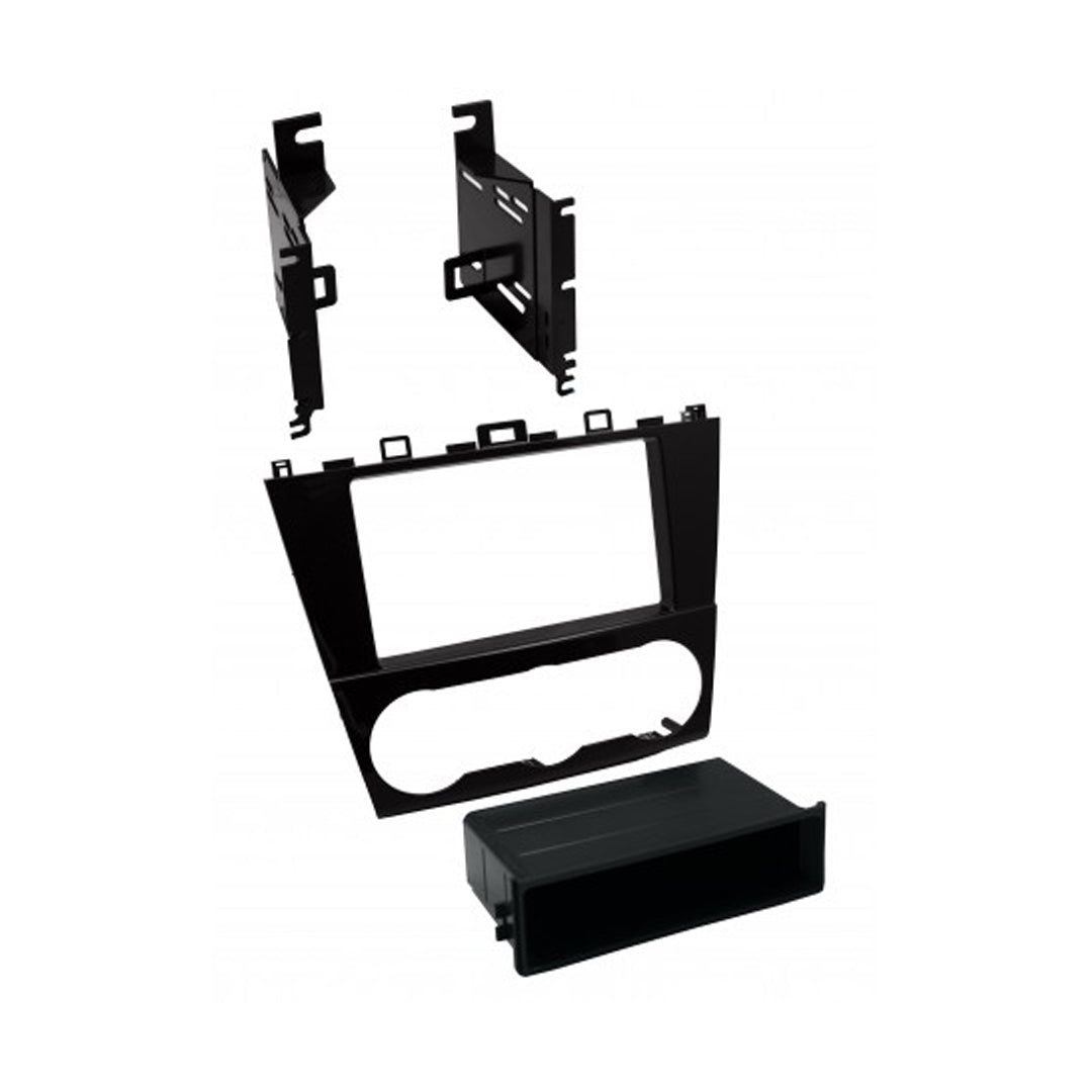 2015-2017 Subaru SBK929GB Gloss Black Single/Double DIN Car Stereo with ISO Mount & Storage Pocket - Perfect for Aftermarket Audio Upgrades & Enhanced Driving Experience