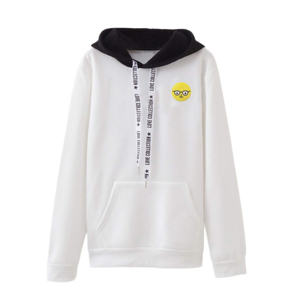 Women's Long Sleeve Hooded Sweatshirt - Autumn Winter Pullover Top Blouse for Casual Wear | Perfect for Fall Layering & Cozy Outfits