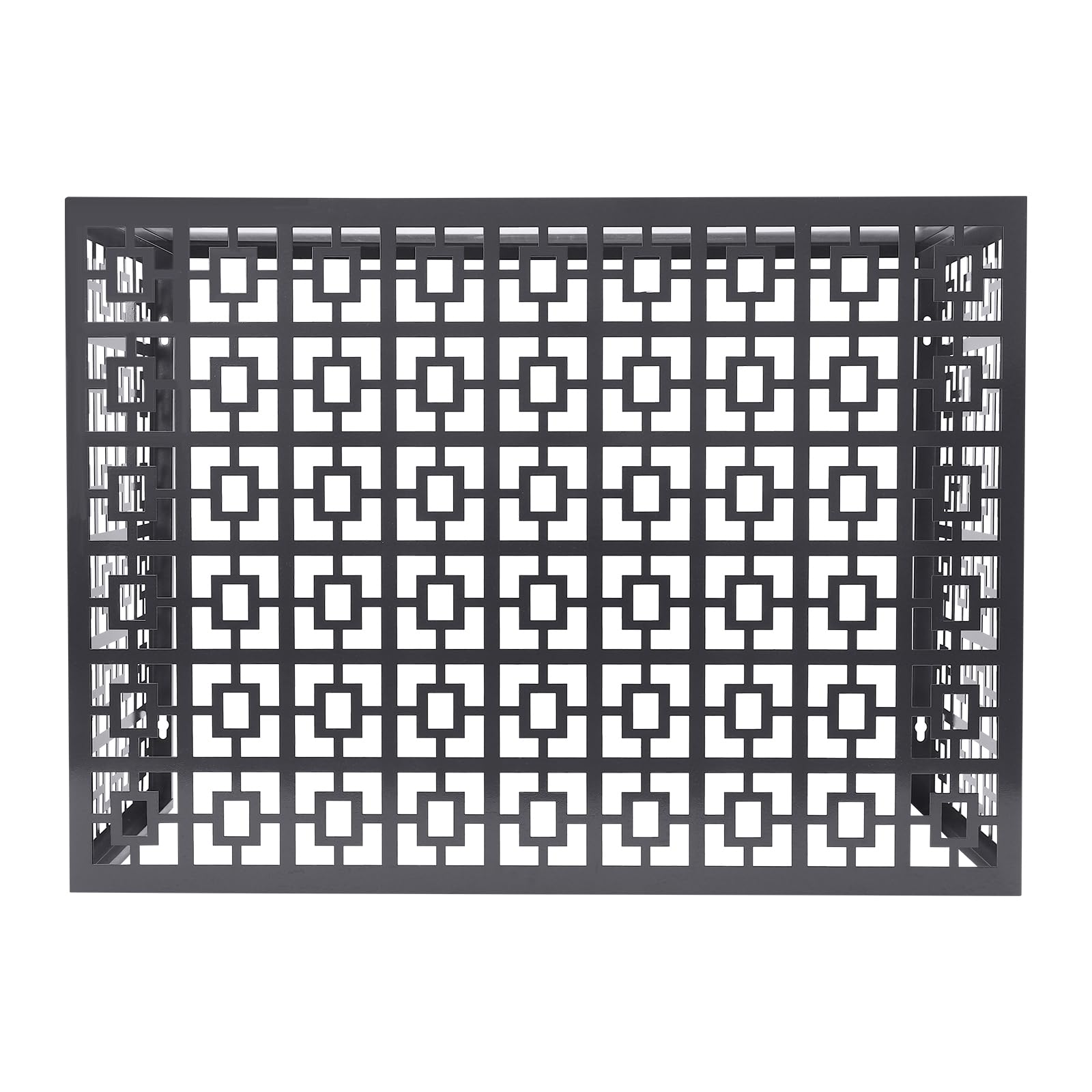 Gdrasuya10 Aluminum Air Conditioner Fence - Waterproof Outdoor AC Cover with 3 Metal Panels for 2-3P Units | Durable Privacy Screen for Home & Garden Protection