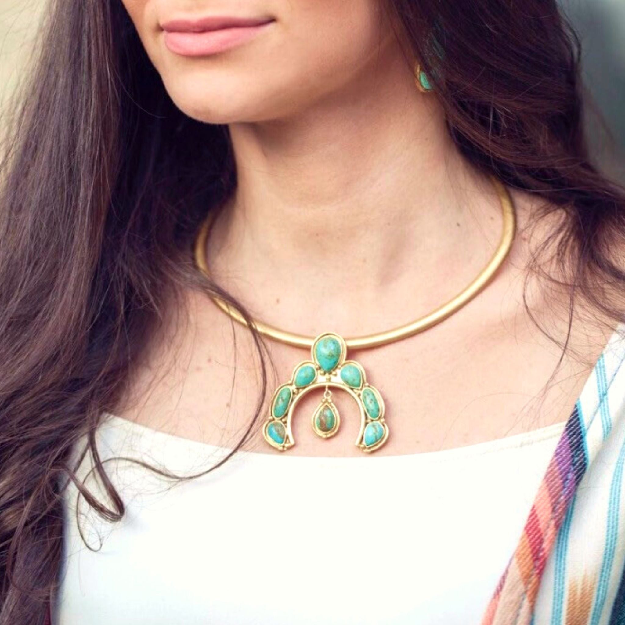 Authentic Squash Blossom Pendant Necklace - Handmade Sterling Silver Native American Jewelry for Women - Perfect for Boho Fashion, Weddings & Special Occasions