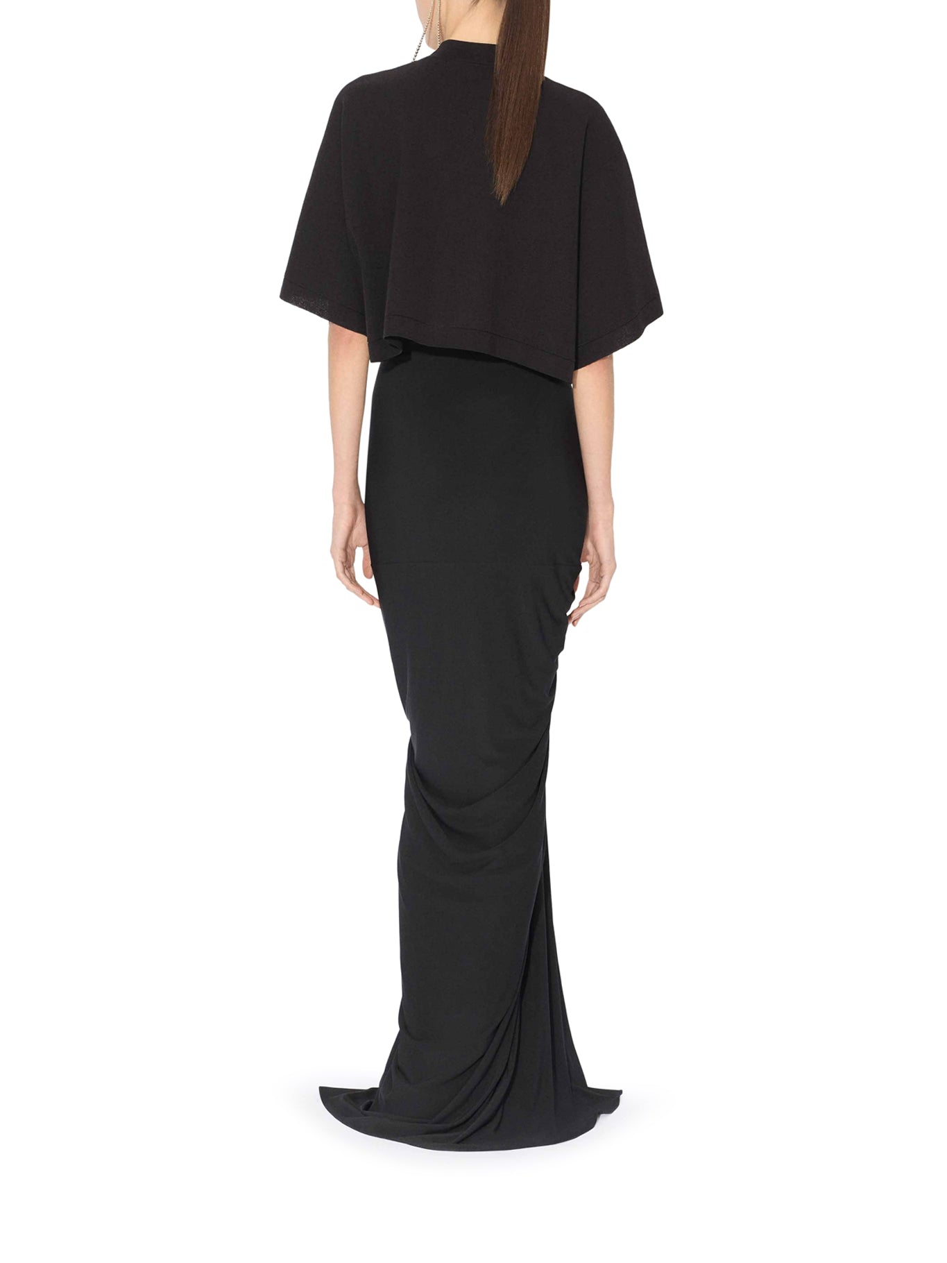 Stylish Draped Jersey Skirt for Women - Comfortable & Flowy Midi Skirt for Casual Wear, Office, and Summer Outfits