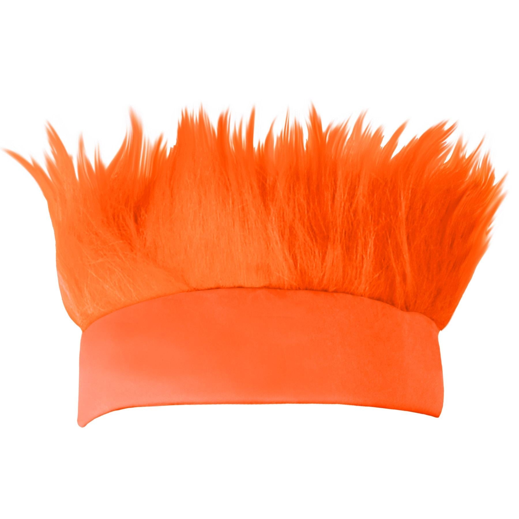 12 Pack Beistle Hairy Headband Orange - Fun Costume Accessories for Halloween, Cosplay & Themed Parties