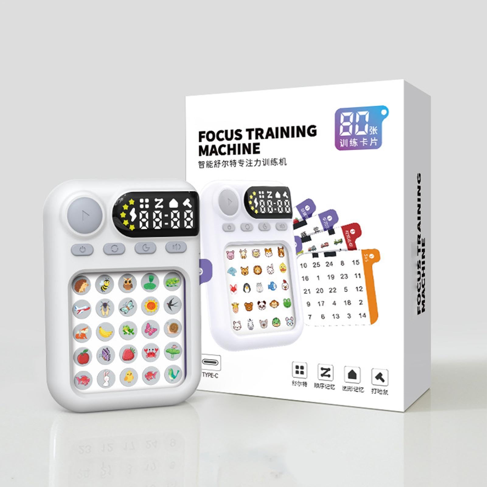 Educational Toys for Kids with Problem Cards | Mind Games & Family Travel Games | Portable Rechargeable Game Console for Boys & Girls | Perfect for Road Trips, Classroom Learning & Family Game Nights