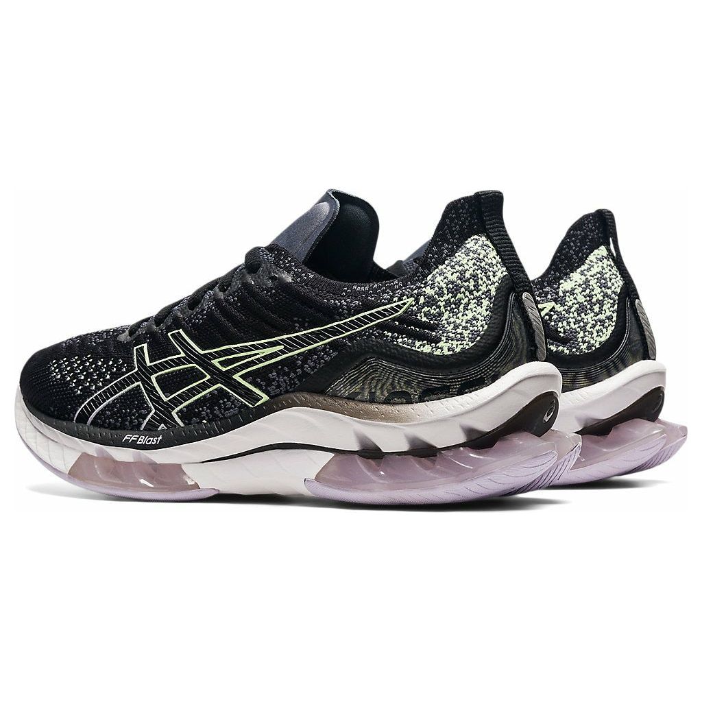 Asics Women's Gel Kinsei Blast Running Shoes - Black/Illuminate Yellow | Lightweight Cushioned Sneakers for Jogging, Gym Workouts & Daily Wear