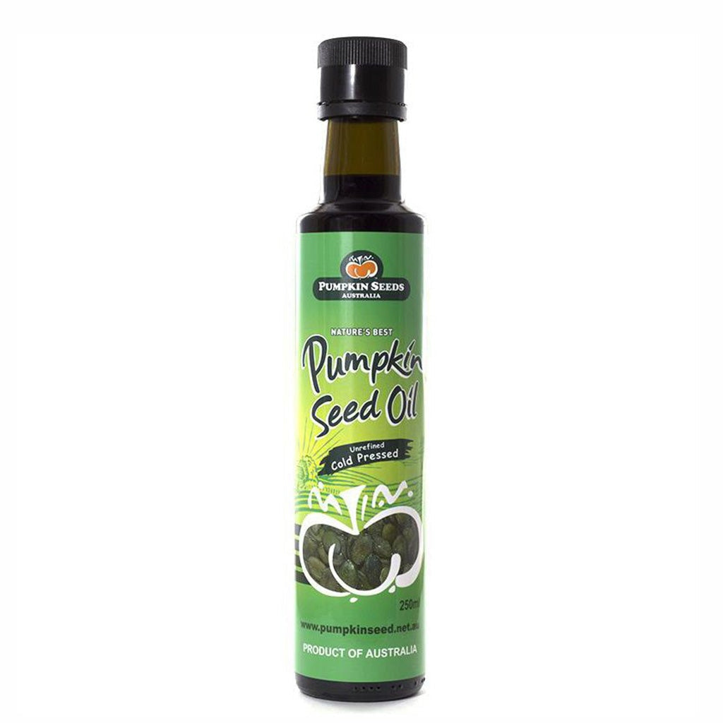 Organic Australian Pumpkin Seed Oil - Cold Pressed, Pure & Unrefined for Hair Growth & Skin Care - Perfect for Salads, Smoothies & Natural Beauty DIY