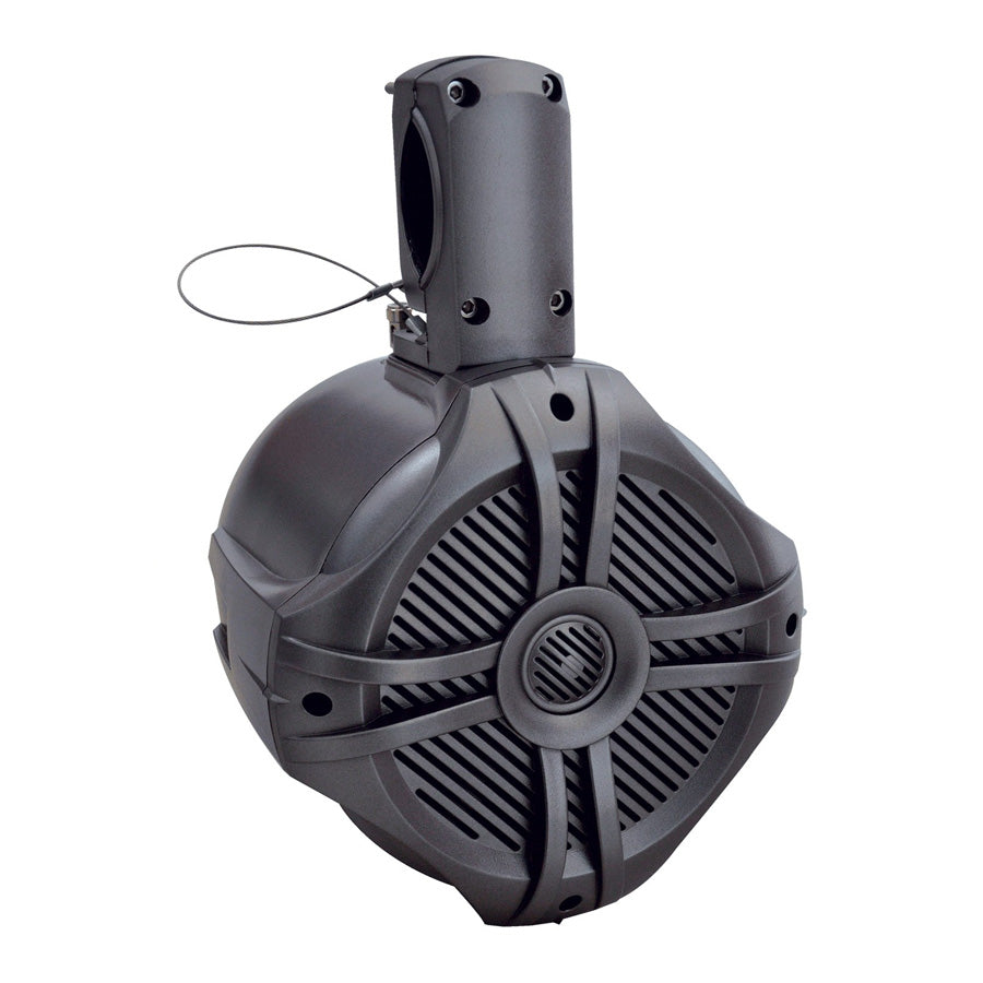 750W 8 Inch Marine Grade Wake Tower Speaker System (Titanium) - MWT-80T | Waterproof Boat Audio for Wakeboarding & Watersports