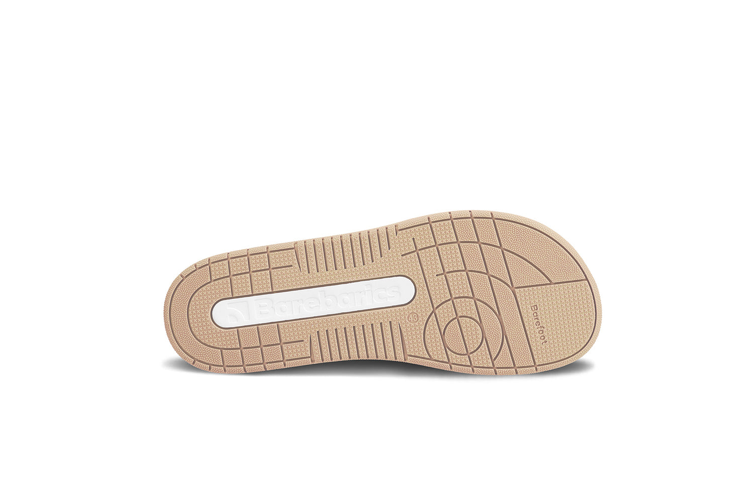 Barefoot Sneakers Barebarics Wave - White & Beige | Minimalist Zero Drop Shoes for Running, Walking & Gym | Lightweight & Flexible Barefoot Design