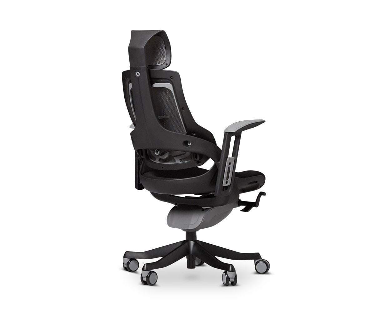 Ergonomic Wau Desk Chair - Adjustable Office Chair with Lumbar Support for Home & Work - Perfect for Long Hours Sitting, Gaming & Studying