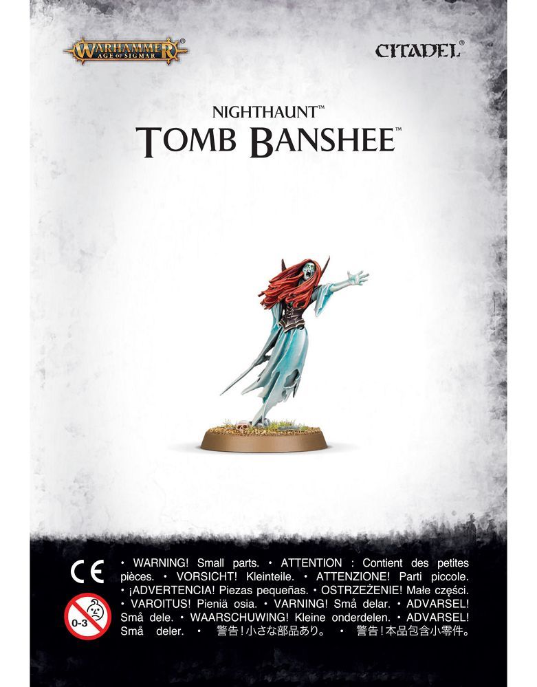 Age of Sigmar Nighthaunt Tomb Banshee Miniature - Warhammer Fantasy Battle Game Figure for Tabletop Wargaming & Collectors (Perfect for Painting Projects & Display)