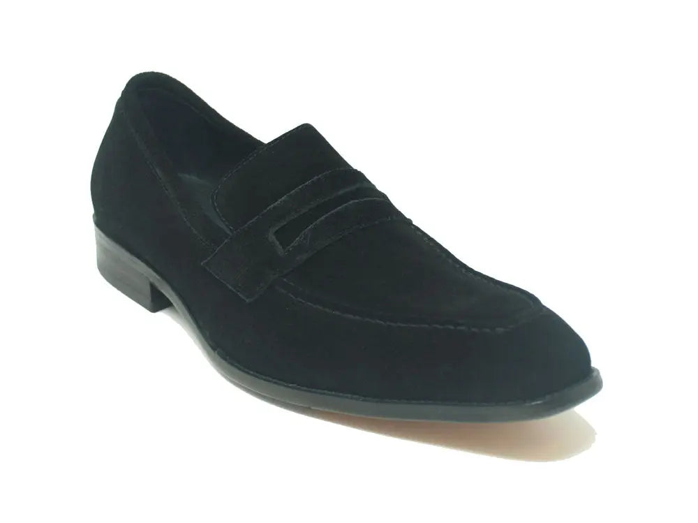 Premium Burnished Suede Penny Loafers for Men - Comfortable & Stylish Slip-On Dress Shoes - Perfect for Business, Casual & Office Wear