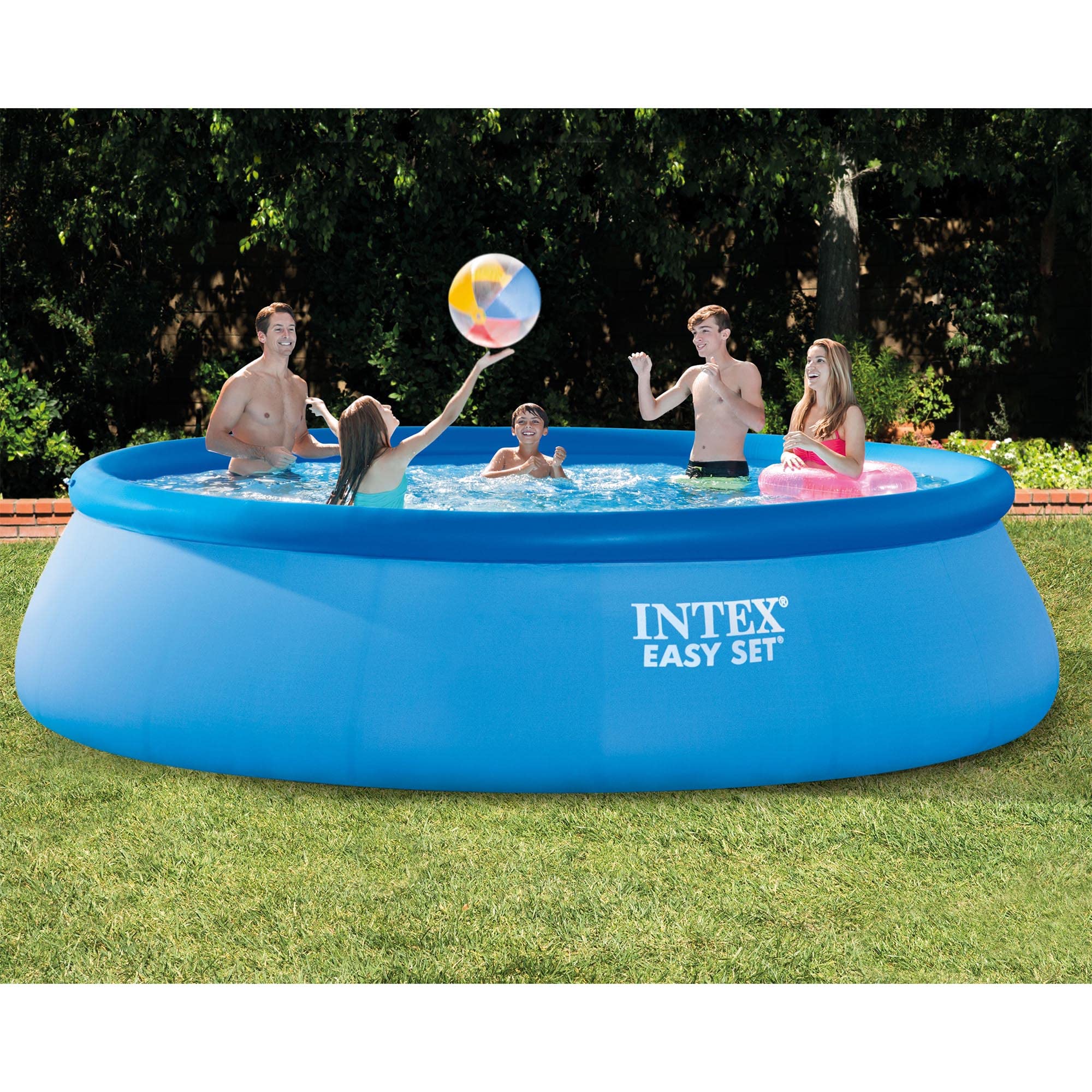 Best Inflatable Above Ground Swimming Pool with Filter Pump System - Perfect for Backyard, Family Fun & Summer Relaxation