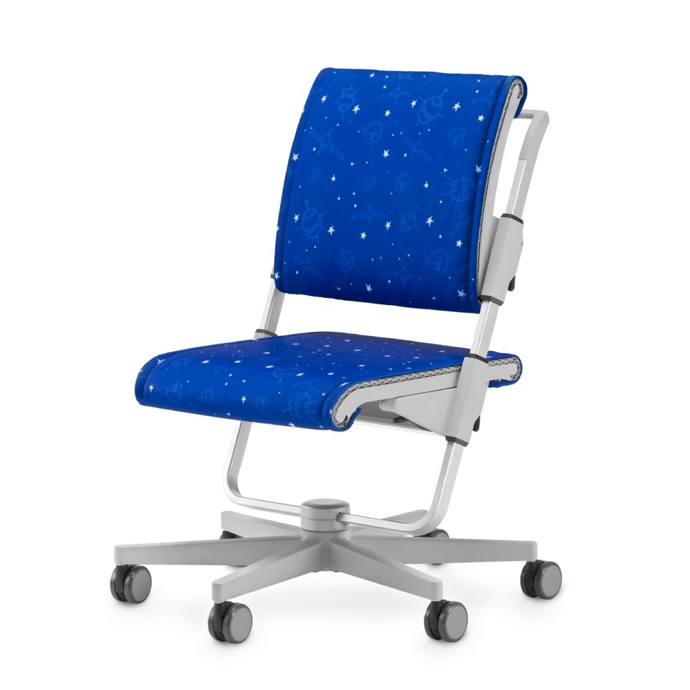 Moll Scooter Chair Grey - Portable Rolling Stool for Office, Workshop & Home Use - Ergonomic Seat with Wheels for Comfort & Mobility