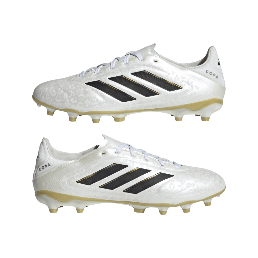 Adidas Copa Pure 3 League FG/MG Soccer Cleats for Men - Zero Metallic/Core Black/Gold Metallic - Professional Football Boots for Firm Ground & Artificial Turf - Perfect for Training & Matches