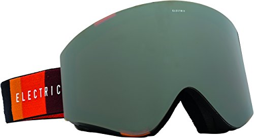 Electric Visual EGX Orange Blast Black/Silver Chrome Snow Goggles - UV Protection, Anti-Fog Lens for Skiing & Snowboarding