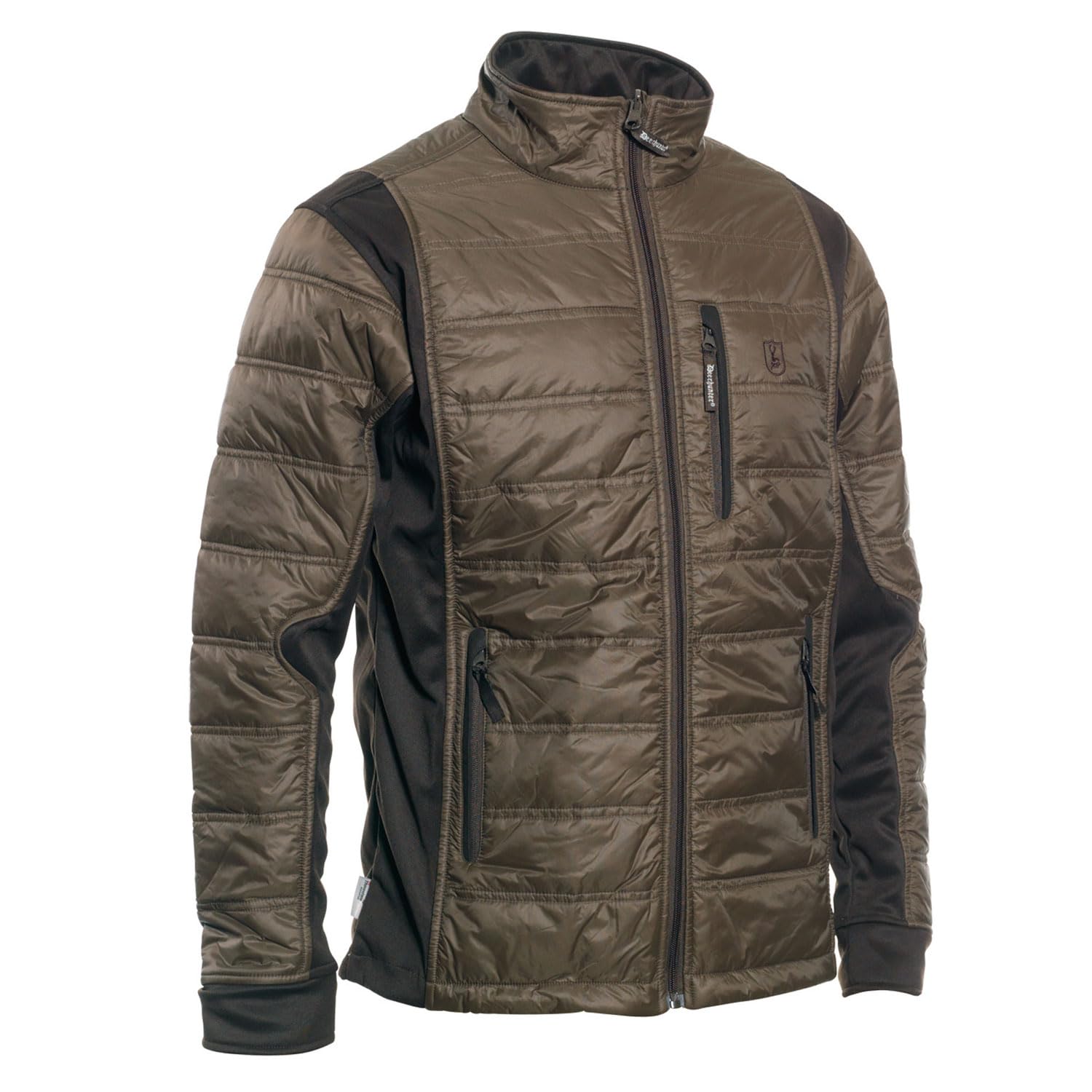 Muflon Zip-in Jacket C48 Green - Waterproof Windbreaker for Outdoor Hiking & Camping - Lightweight Fleece Lined Jacket for Men & Women