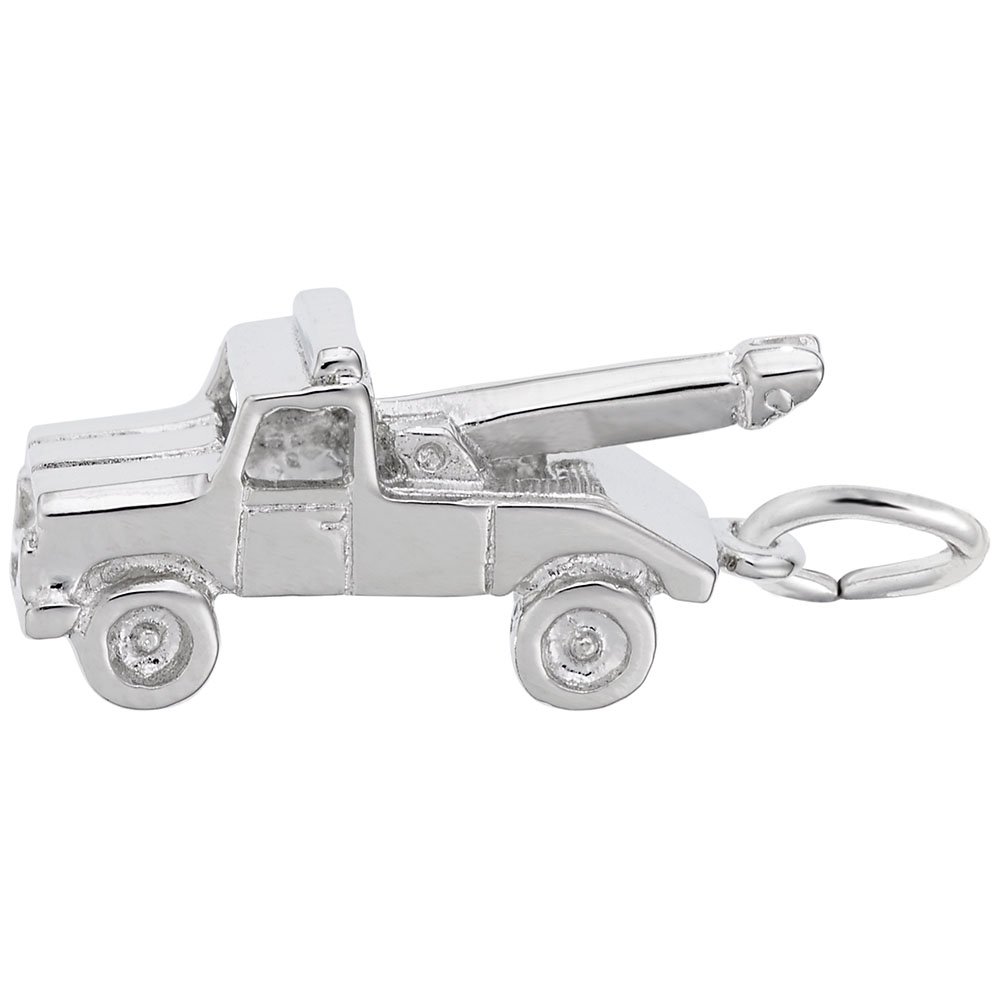 Tow Truck Charm Pendant - Sterling Silver or Gold Plated Jewelry for Bracelets & Necklaces - Perfect for Car Enthusiasts, Truck Lovers & DIY Jewelry Making