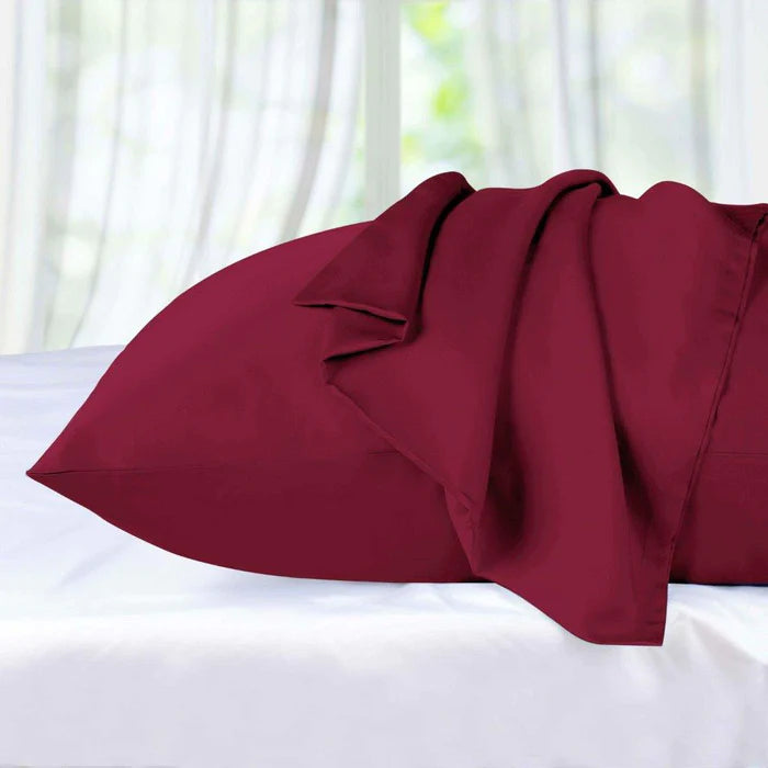 300 Thread Count Modal Beechwood Pillowcase Set - 2 Piece Soft & Breathable Bedding for a Comfortable Night's Sleep - Perfect for Home, Hotel, and Travel Use