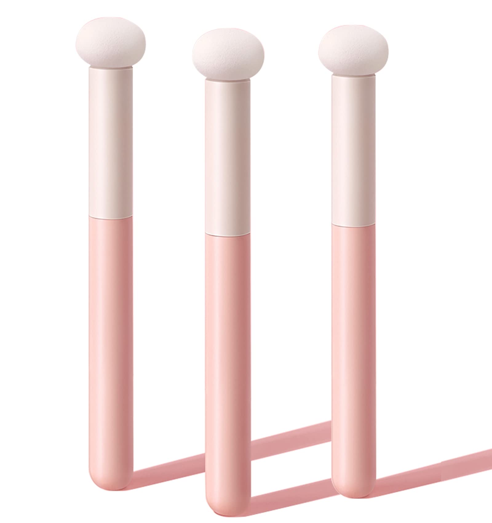 Professional Mushroom Makeup Sponge & Concealer Brush Set - Brightening Under Eye, Face, Nose & Eyelid Concealer - Perfect for Beginners | Ideal for Daily Makeup, Contouring & Flawless Coverage