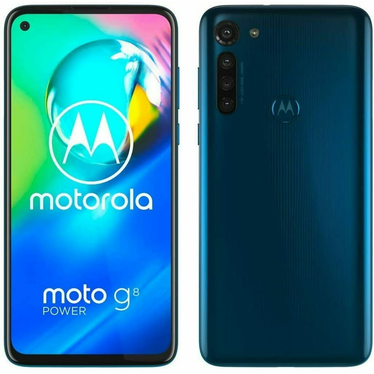 Motorola Moto G8 Power XT2041 64GB Unlocked Smartphone - Dual SIM, Long Battery Life, GSM Compatible - Perfect for Travel, Business & Everyday Use
