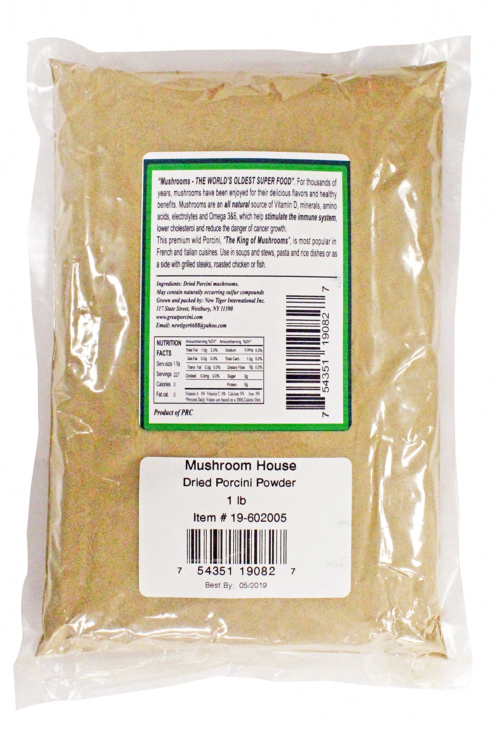 Premium Porcini Mushroom Powder - 1 Lb | Organic Dried Mushroom Powder for Cooking, Soups & Sauces | Gourmet Mushroom Seasoning for Pasta, Risotto & Meat Dishes
