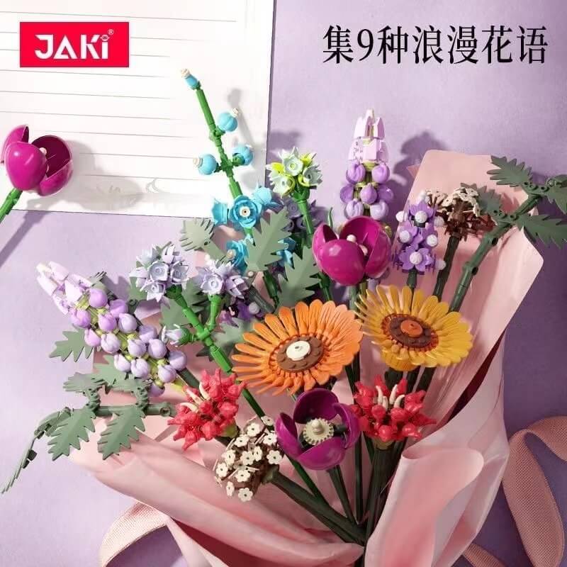 JAKI JK2679 Sunshine Holiday Flowers - Artificial Floral Arrangement for Home Decor, Wedding, Party & Office | Brighten Your Space with Vibrant Colors