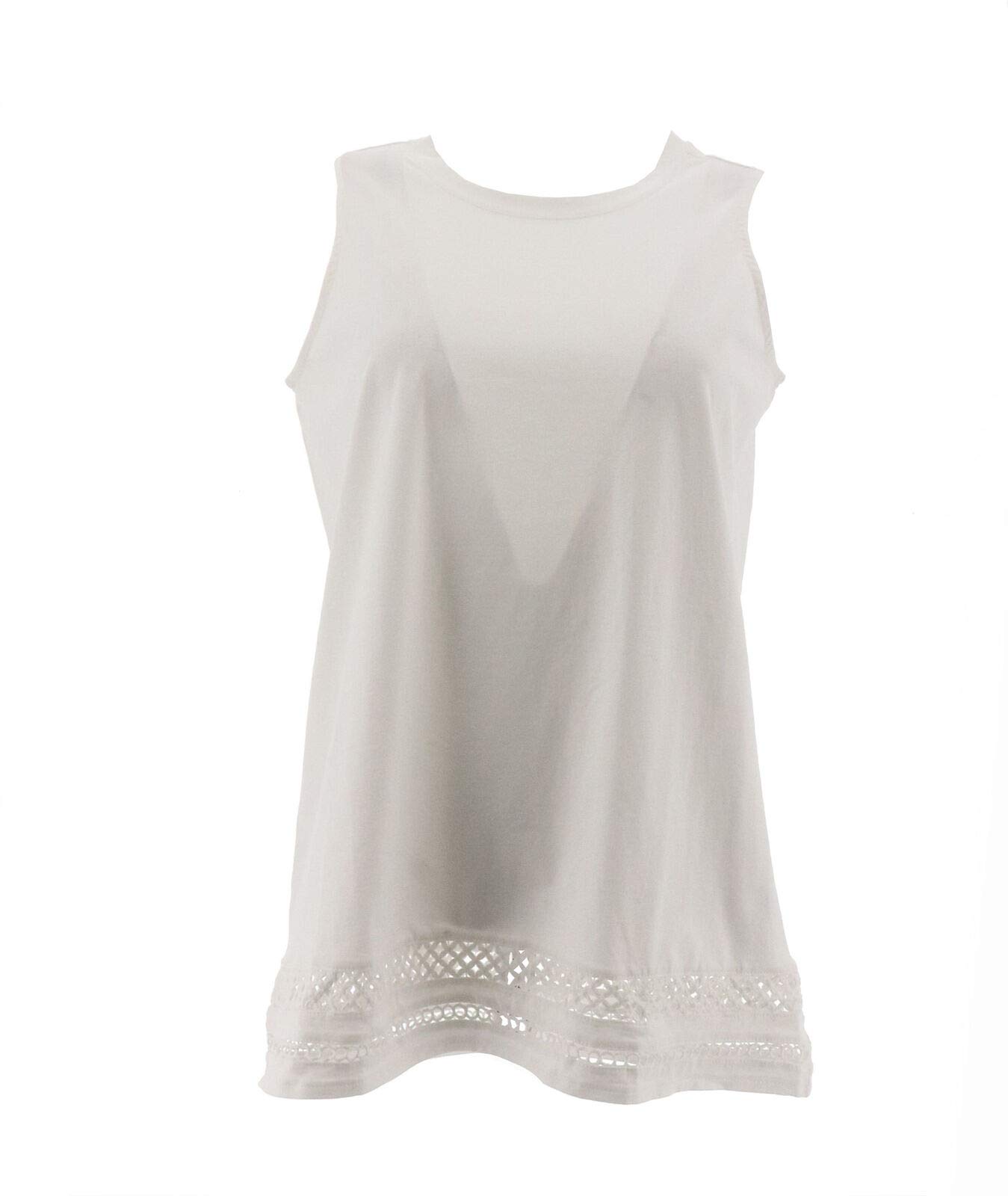 DG2 Diane Gilman Crochet Tank Top 698-320 - Stylish Summer Blouse for Women, Perfect for Beach, Vacation & Casual Outings